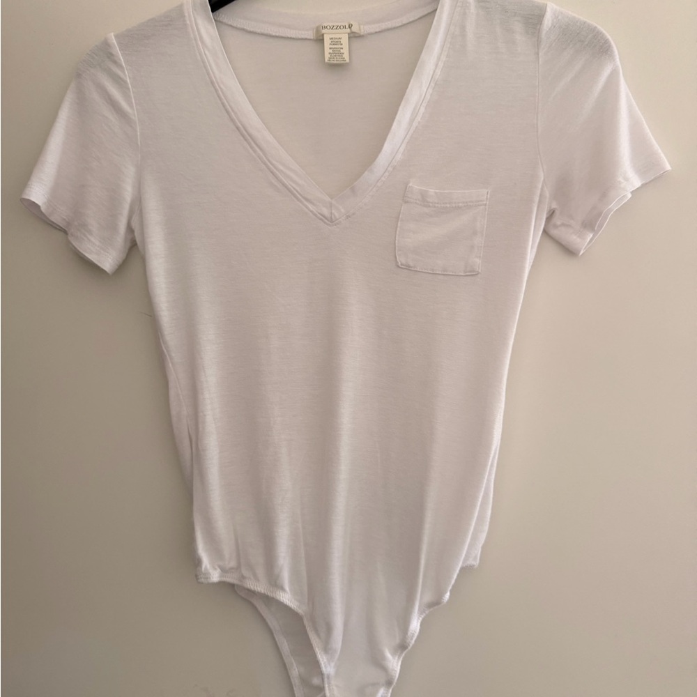 Fashion Nova x Bozzolo ‘Tell me Baby’ V-neck body suit